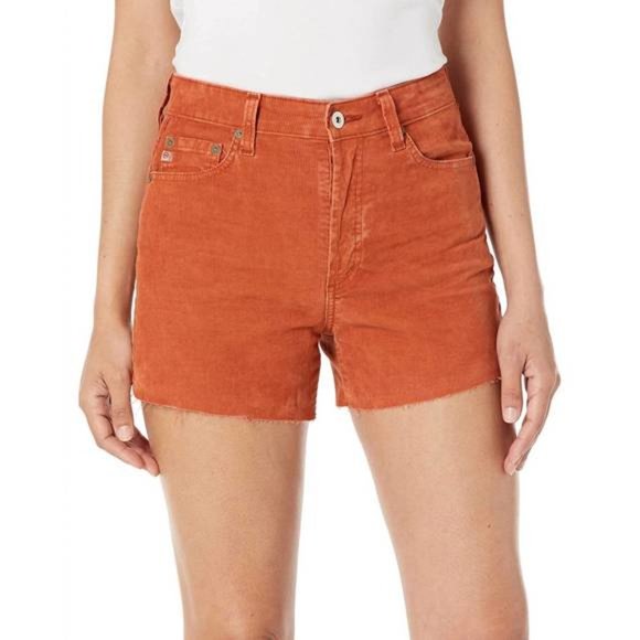 AG Adriano Goldschmied - Alexxis Cord Short in Sulfur Bedrock - Picture 2 of 3